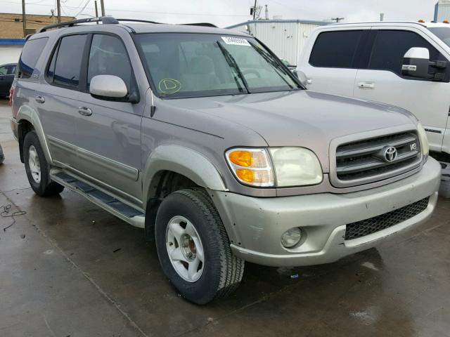 5TDZT34A82S064032 - 2002 TOYOTA SEQUOIA SR GRAY photo 1