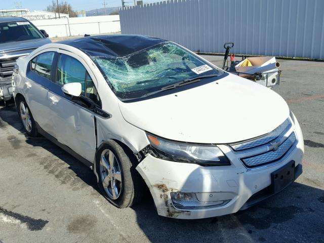 1G1RD6E41BU102518 - 2011 CHEVROLET VOLT WHITE photo 1