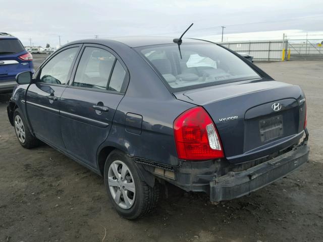 KMHCN4AC6AU423430 - 2010 HYUNDAI ACCENT GLS GRAY photo 3