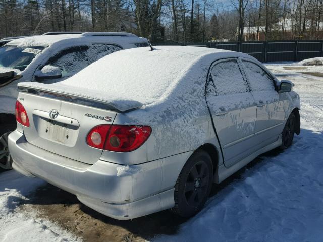 1NXBR32E96Z705577 - 2006 TOYOTA COROLLA CE SILVER photo 4