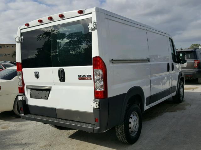 3C6TRVAG3FE503847 - 2015 RAM PROMASTER WHITE photo 4