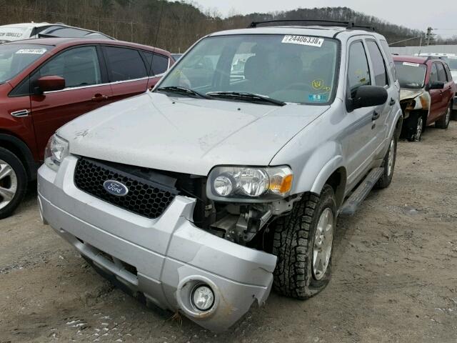 1FMYU93107KB27082 - 2007 FORD ESCAPE XLT GRAY photo 2