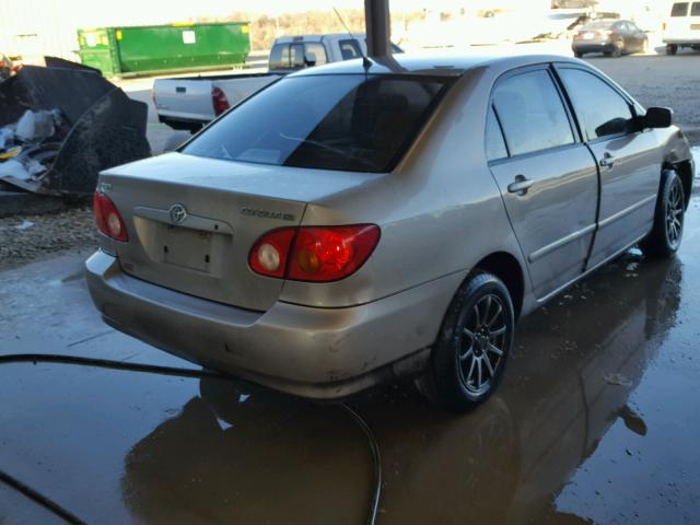 1NXBR32E93Z094140 - 2003 TOYOTA COROLLA CE BROWN photo 4