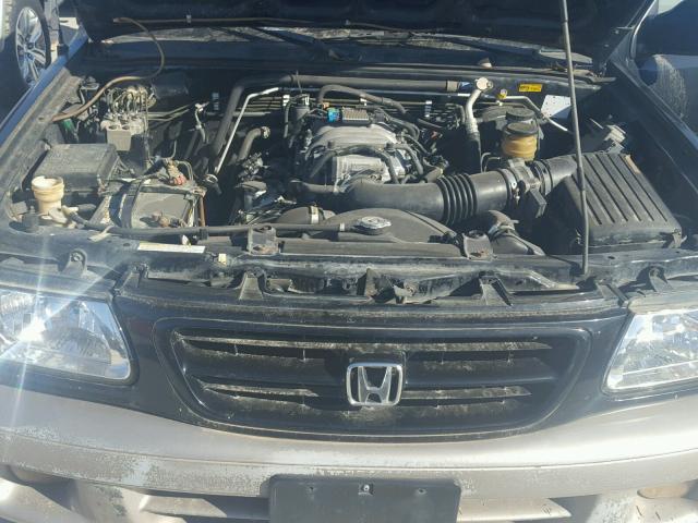 4S6DM58W314412325 - 2001 HONDA PASSPORT E BLACK photo 7