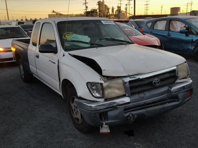 4TAVL52N4YZ645854 - 2000 TOYOTA TACOMA XTR WHITE photo 1