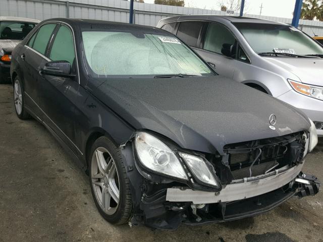 WDDHF5GB4BA516967 - 2011 MERCEDES-BENZ E 350 BLACK photo 1