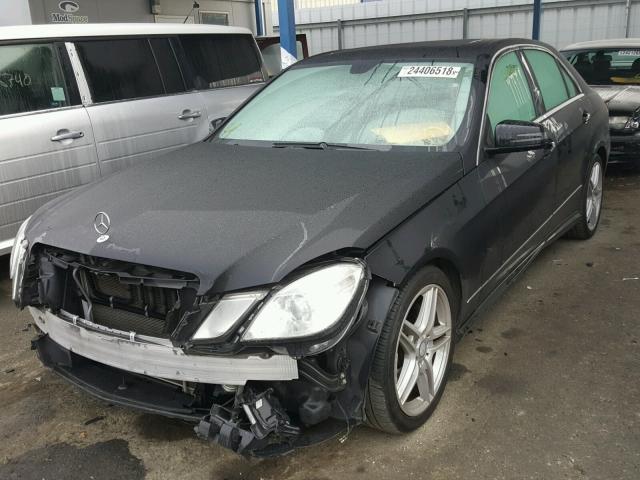 WDDHF5GB4BA516967 - 2011 MERCEDES-BENZ E 350 BLACK photo 2