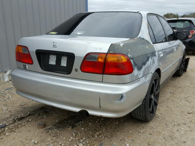 2HGEJ6610YH576492 - 2000 HONDA CIVIC BASE 银色 照片 4