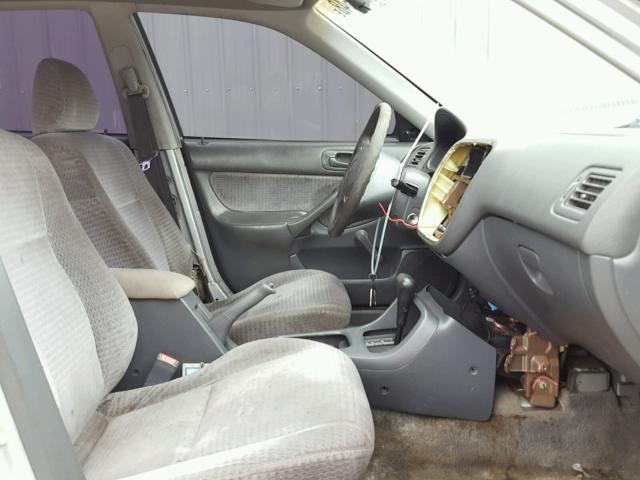 2HGEJ6610YH576492 - 2000 HONDA CIVIC BASE 银色 照片 5