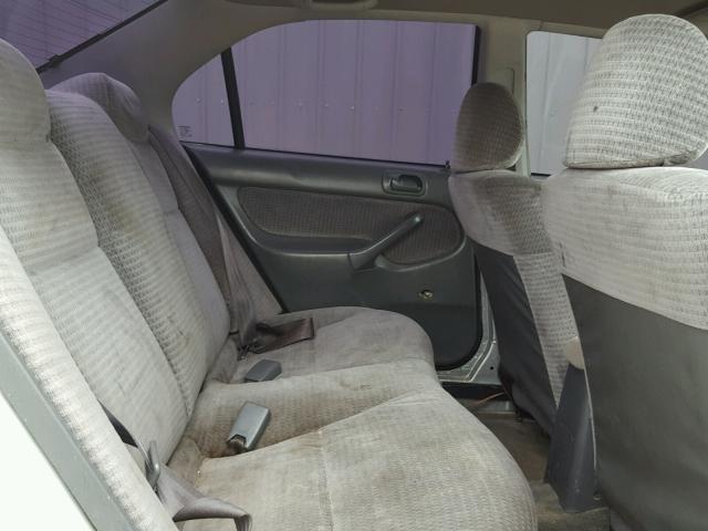 2HGEJ6610YH576492 - 2000 HONDA CIVIC BASE 银色 照片 6