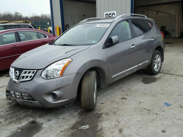 JN8AS5MV3CW711425 - 2012 NISSAN ROGUE S GRAY photo 2