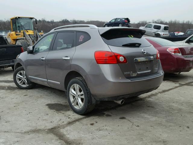 JN8AS5MV3CW711425 - 2012 NISSAN ROGUE S GRAY photo 3