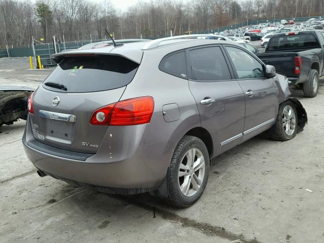 JN8AS5MV3CW711425 - 2012 NISSAN ROGUE S GRAY photo 4