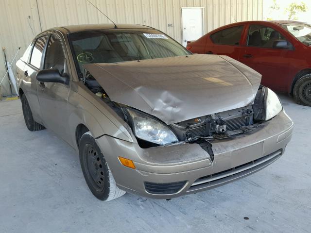 1FAFP34N35W279564 - 2005 FORD FOCUS ZX4 TAN photo 1