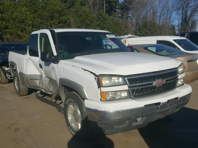 1GCEK19B76Z192144 - 2006 CHEVROLET SILVERADO WHITE photo 1