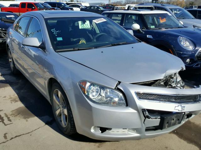 1G1ZC5E0XCF128518 - 2012 CHEVROLET MALIBU 1LT SILVER photo 1