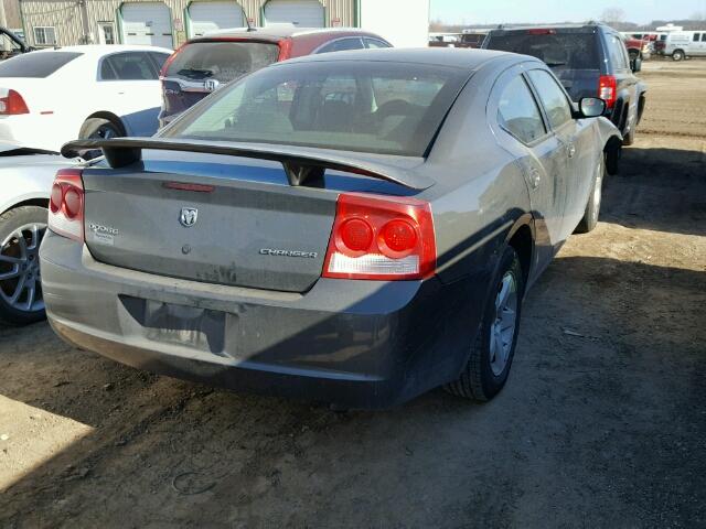 2B3KA43D39H518044 - 2009 DODGE CHARGER GRAY photo 4