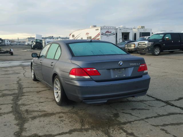 WBAHN83576DT62402 - 2006 BMW 750 LI BLUE photo 3