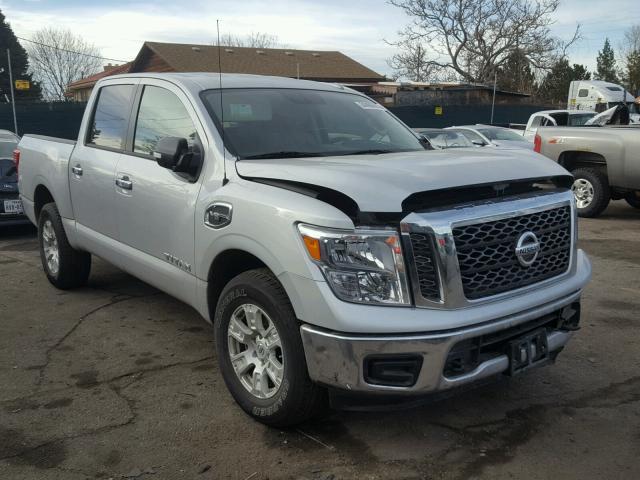 1N6AA1EJ7HN541065 - 2017 NISSAN TITAN S SILVER photo 1