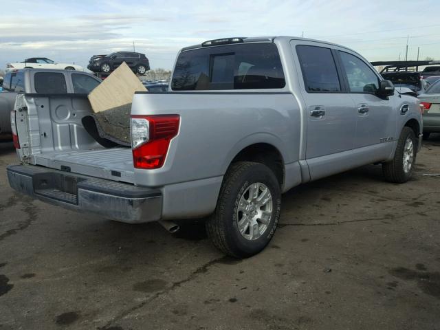 1N6AA1EJ7HN541065 - 2017 NISSAN TITAN S SILVER photo 4