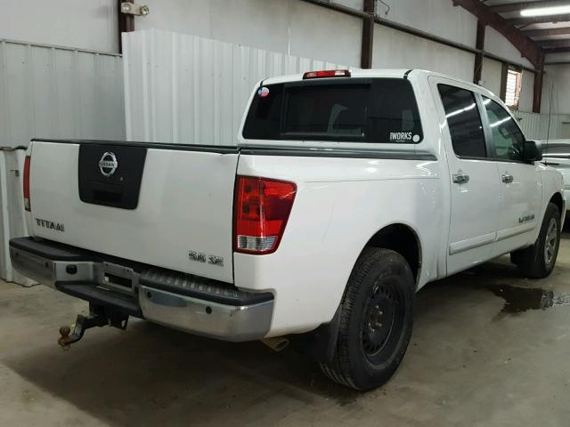 1N6BA0ED5EN520400 - 2014 NISSAN TITAN S WHITE photo 4