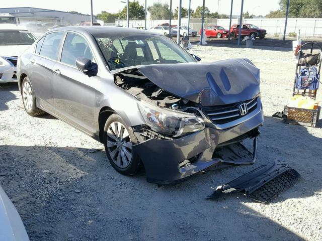 1HGCR2F88DA186190 - 2013 HONDA ACCORD EXL GRAY photo 1