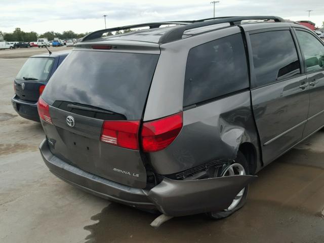 5TDZA23CX5S230042 - 2005 TOYOTA SIENNA CE GRAY photo 9