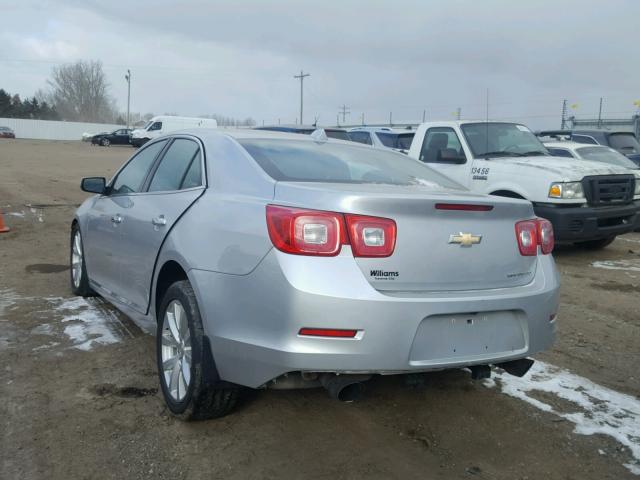 1G11H5SA5DF185366 - 2013 CHEVROLET MALIBU LTZ SILVER photo 3