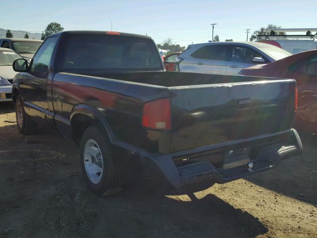 1GCCS1440VK212645 - 1997 CHEVROLET S TRUCK S1 BLACK photo 3