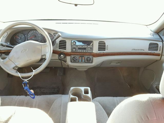 2G1WF52E149208455 - 2004 CHEVROLET IMPALA GRAY photo 9