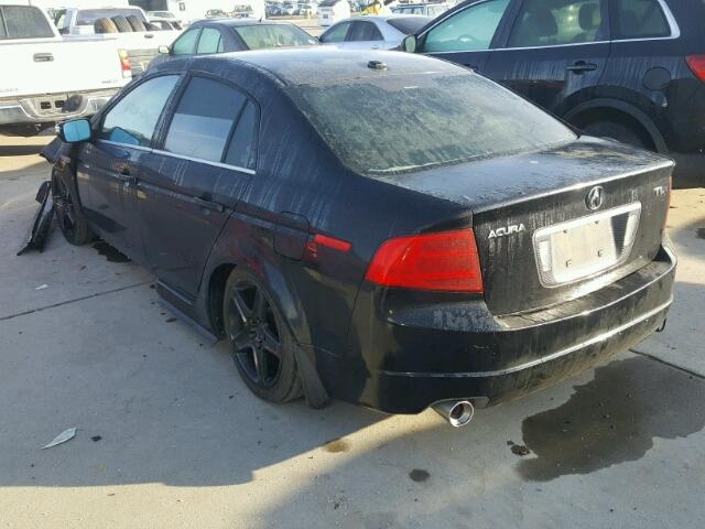 19UUA66226A054382 - 2006 ACURA 3.2TL BLACK photo 3