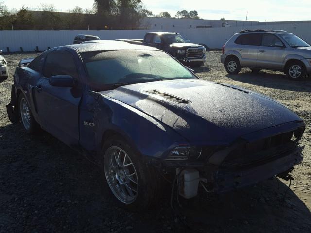 1ZVBP8CFXD5207469 - 2013 FORD MUSTANG GT BLUE photo 1