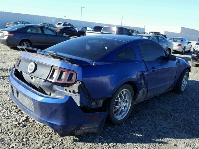 1ZVBP8CFXD5207469 - 2013 FORD MUSTANG GT BLUE photo 4