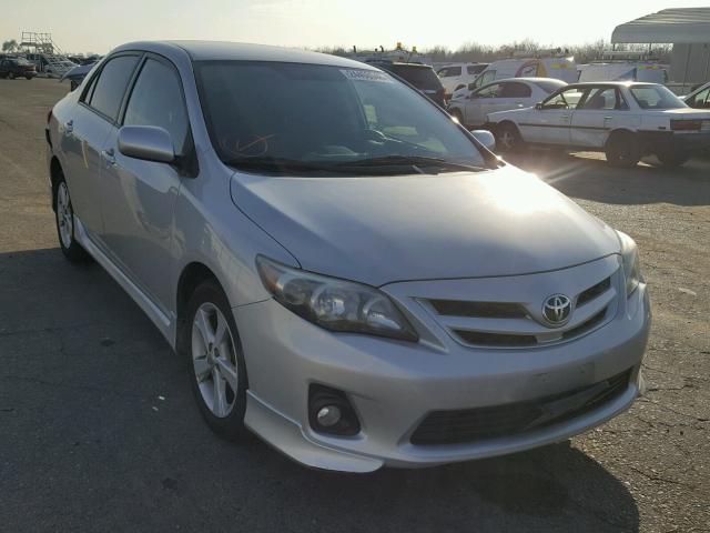 2T1BU4EE6DC935012 - 2013 TOYOTA COROLLA BA SILVER photo 1