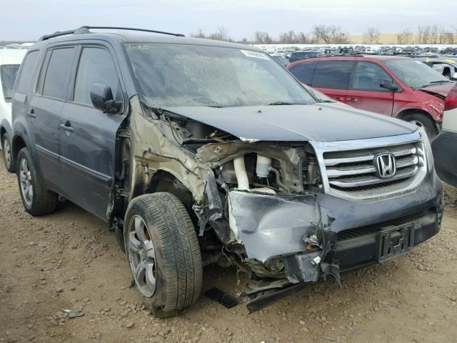 5FNYF4H58DB068482 - 2013 HONDA PILOT EXL GRAY photo 1