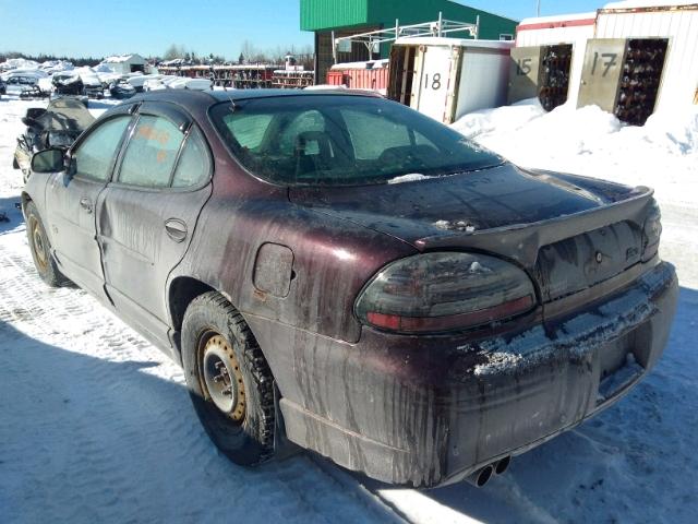 1G2WP52K82F251645 - 2002 PONTIAC GRAND PRIX Bənövşəyi foto 3