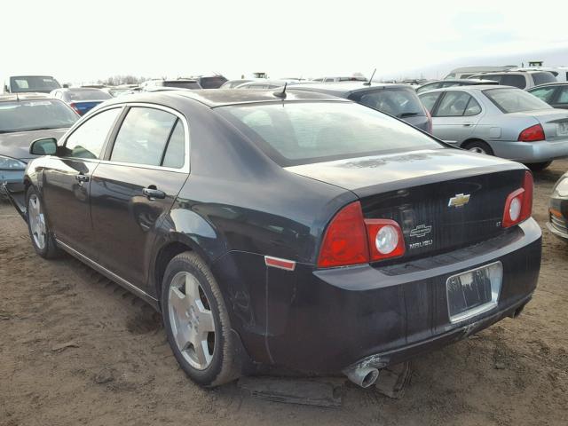 1G1ZJ577494113288 - 2009 CHEVROLET MALIBU 2LT BLACK photo 3