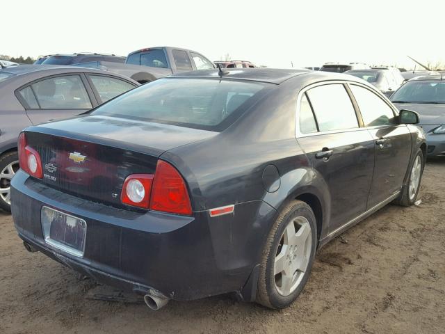 1G1ZJ577494113288 - 2009 CHEVROLET MALIBU 2LT BLACK photo 4