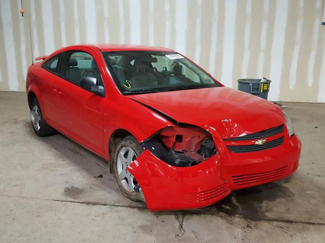 1G1AK18F587277428 - 2008 CHEVROLET COBALT LS RED photo 1