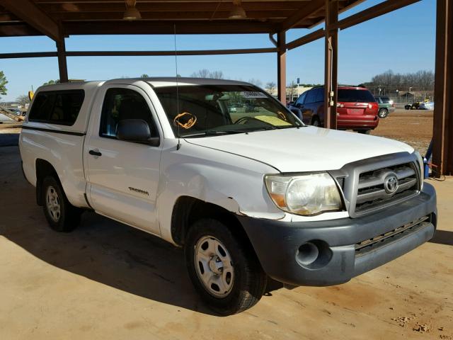 5TENX4CN3AZ702296 - 2010 TOYOTA TACOMA WHITE photo 1