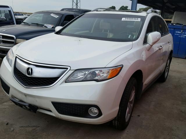 5J8TB4H51EL024958 - 2014 ACURA RDX TECHNO WHITE photo 2