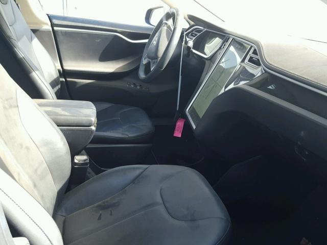 5YJSA1CN3DFP22668 - 2013 TESLA MODEL S GRAY photo 5