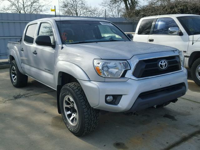 3TMLU4EN2CM101118 - 2012 TOYOTA TACOMA DOU SILVER photo 1