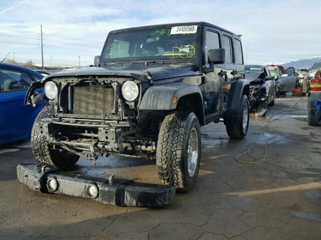 1J4BA3H14BL517124 - 2011 JEEP WRANGLER U BLACK photo 2