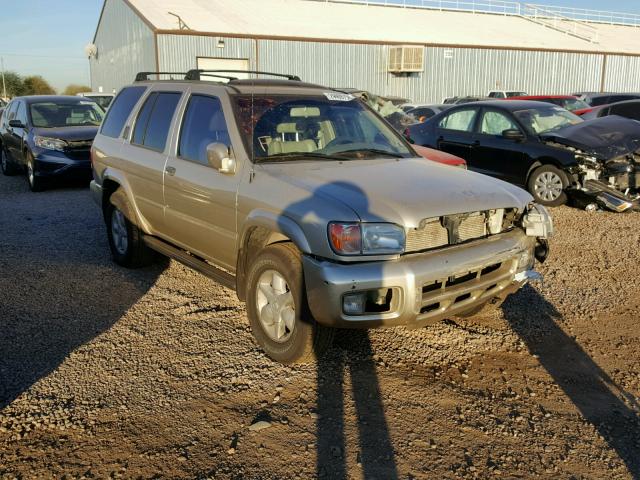 JN8DR09YX1W573927 - 2001 NISSAN PATHFINDER BEIGE photo 1