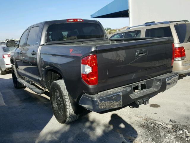 5TFEM5F16FX090858 - 2015 TOYOTA TUNDRA CRE GRAY photo 3