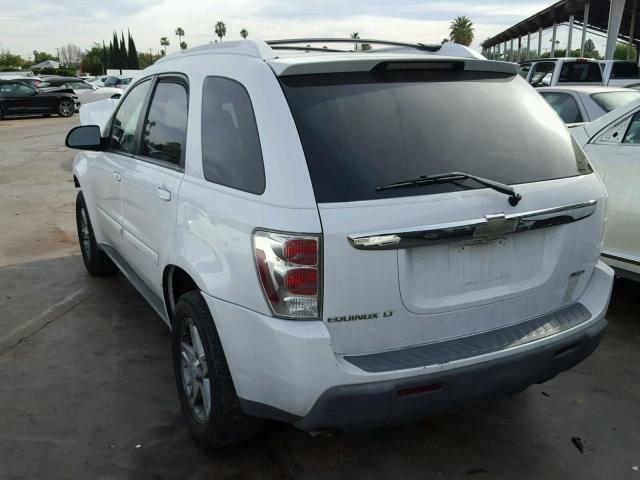 2CNDL73F856077260 - 2005 CHEVROLET EQUINOX LT WHITE photo 3