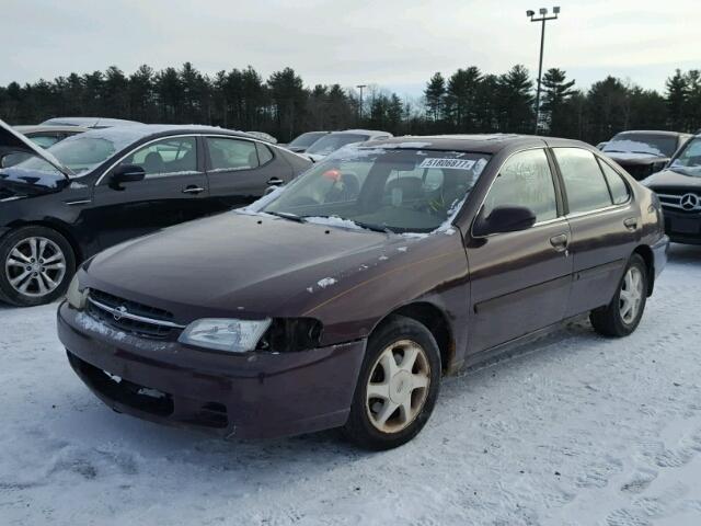 1N4DL01D2XC128281 - 1999 NISSAN ALTIMA XE MAROON photo 2