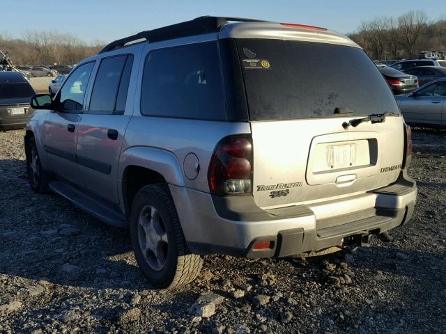 1GNET16S246224246 - 2004 CHEVROLET TRAILBLAZE SILVER photo 3