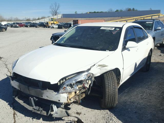 2G1WB58K681303722 - 2008 CHEVROLET IMPALA LS WHITE photo 2